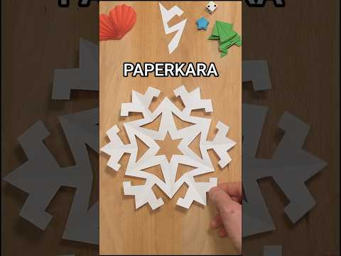 PAPERKARA SNOWFLAKE CUTTING GUIDE | STEP-BY-STEP INCL ART
