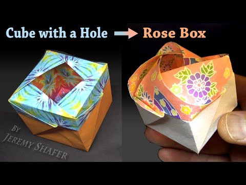 Spinning Origami Cube Spinning Origami Cube