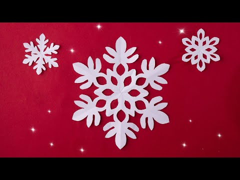 3 идеи сделать бумажные снежинки на Новый год [за 5 минут]