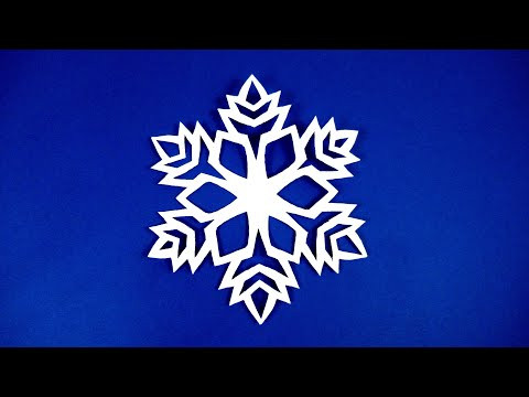 Как сделать красивую снежинку из бумаги