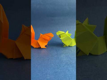 Best in the World of Origami: Paper Godzilla | Origami Paper Animals #diy  #easyorigami
