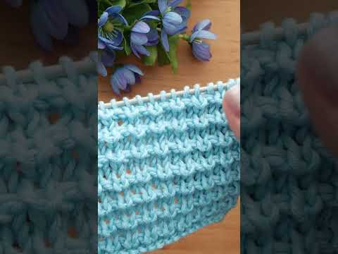 Интересный узор спицами для мужских , женских и детских изделий .
