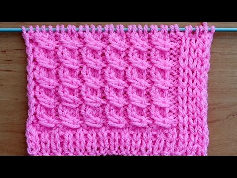 Шикарный узор спицами для детского свитера, кофточки, шапочки. Шикарный узор спицами для детского свитера, кофточки, шапочки.