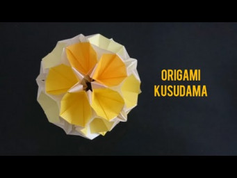 Origami Honeycomb Kusudama/Paper Ball