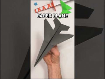 HOW TO FOLD A PLANE | HOW TO MAKE A COOL PAPER PLANE STEP BY STEP INCL ART #shorts