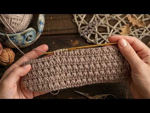 Вязание крючком для начинающих / 3 hdc tog crochet pattern  Crocheting for beginners
