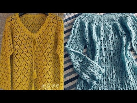 Весенние Женские модели связанные крючком Весенние Женские модели связанные крючком