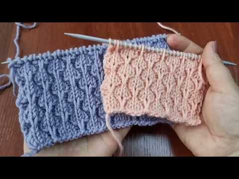 Как просто и красиво! Узор спицами для шапок, кардиганов Как просто и красиво! Узор спицами для шапок, кардиганов