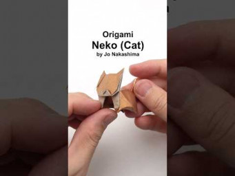 Origami Neko (Cat) #shorts