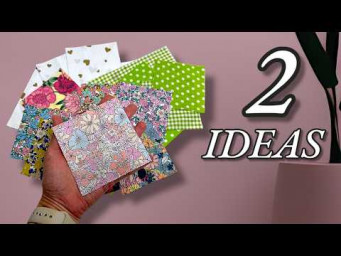 2 ПОТРЯСАЮЩИЕ ИДЕИ ИЗ ОСТАТКОВ ТКАНИ -  Что сшить из остатков ткани - DIY