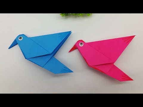 Easy Origami Bird | DIY Paper Bird Tutorial | Paper Moving Toys Easy Origami Bird | DIY Paper Bird Tutorial | Paper Moving Toys