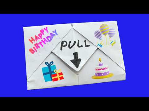 How to Make a Paper Surprise Birthday Card | Origami Card How to Make a Paper Surprise Birthday Card | Origami Card