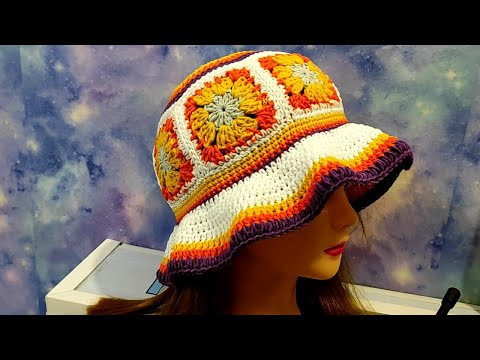 ПАНАМА ИЗ МОТИВОВ КРЮЧКОМ. 1ЧАСТЬ. Панамка для начинающих, подробное видео. ПАНАМА ИЗ МОТИВОВ КРЮЧКОМ. 1ЧАСТЬ. Панамка для начинающих, подробное видео.