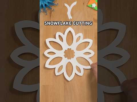AMAZING SNOWFLAKE CUTTING STEP BY STEP | CHRISTMAS CRAFTS INCLUDING ART