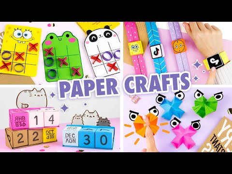 Оригами Идеи из бумаги | Бумажные Поделки на каникулы | Origami & Paper Crafts ideas for holidays