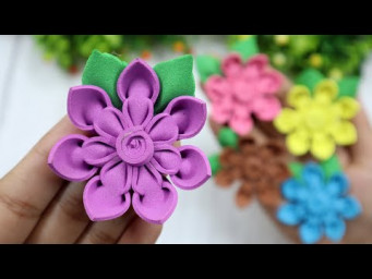 DIY Flowers Making with Foam Sheet Craft 