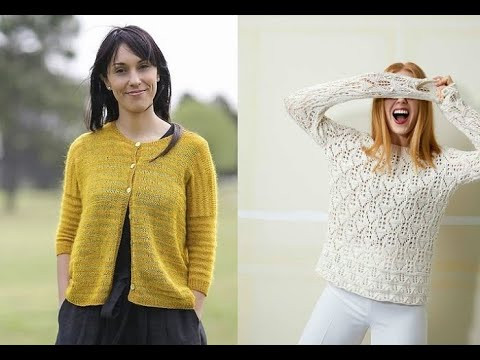Модели спицами и крючком - топы, джемперы, кардиганы