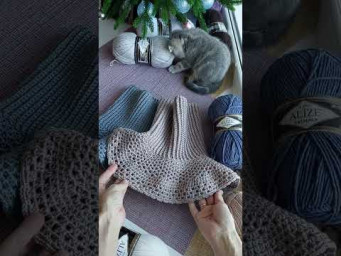 #shorts #красивая манишка крючком