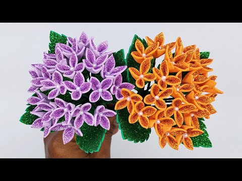 DIY Foam Paper Flower Bouquet | Festival Gift Ideas | Flower Bouquet Making at Home DIY Foam Paper Flower Bouquet | Festival Gift Ideas | Flower Bouquet Making at Home