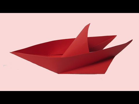 Легкое Оригами Кораблик из Бумаги. Пошаговая инструкция / Easy Paper Boat. Легкое Оригами Кораблик из Бумаги. Пошаговая инструкция / Easy Paper Boat.