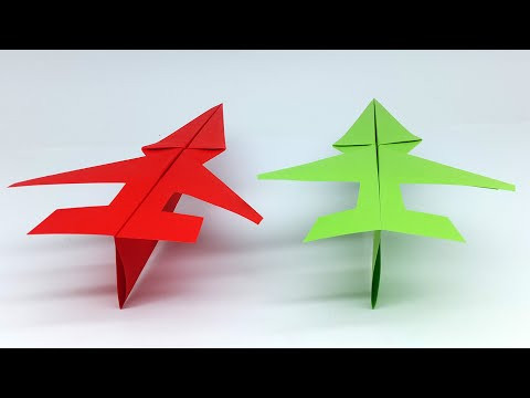 How to Fold the WORLD'S BEST Paper Airplane - Easy Fighter Jet Tutorial at Home