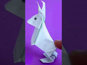 Origami Jumping Bunny #shorts