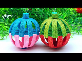 DIY Christmas Ball Ornaments | Beautiful Handmade Decoration Ideas for Christmas Tree