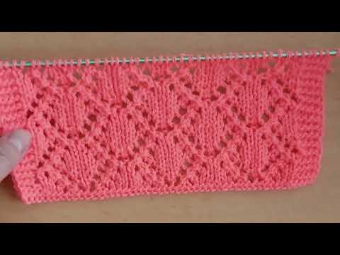 Классный ажурный узор спицами для платья, туники, кардигана. Классный ажурный узор спицами для платья, туники, кардигана.