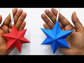 Christmas Star | Star Making Easy Tutorial | Home Decor | DIY Christmas Crafts