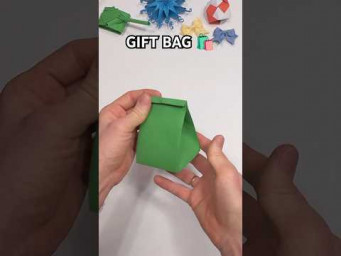 EASY ORIGAMI GIFT BAG STEP BY STEP | INCL ART NO GLUE PAPER CRAFT