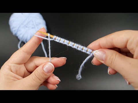 Парный набор петель ОДНОЙ нитью Парный набор петель ОДНОЙ нитью