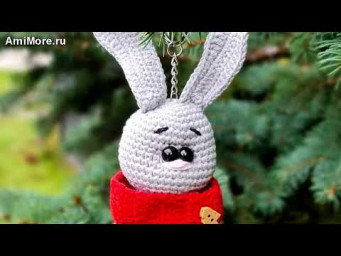 Амигуруми: схема Зайка брелок | Игрушки вязаные крючком - Free crochet patterns.