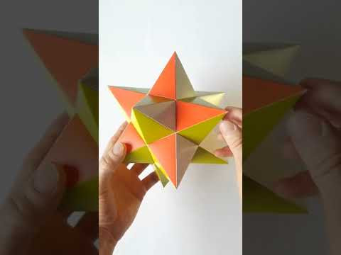 Малый звёздчатый додекаэдр; Small stellated dodecahedron #Shorts Малый звёздчатый додекаэдр; Small stellated dodecahedron #Shorts