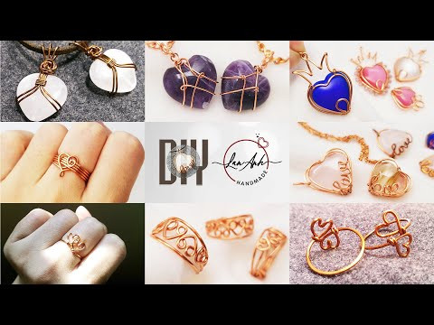 8 making wire wrap undrilled heart stones and heart ring | simple heart tutorial 8 making wire wrap undrilled heart stones and heart ring | simple heart tutorial