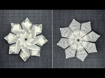 My MONEY SNOWFLAKE | Gorgeous Dollar Origami for Christmas | Tutorial DIY by NProkuda