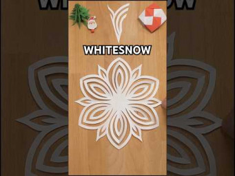 BEAUTIFUL PAPER WHITESNOW SNOWFLAKE | TOP CHRISTMAS DECOR IDEAS INCL ART  #paper