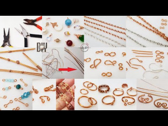 Compilation : Basic operations for beginners | making details for jewelry jewelry from wire