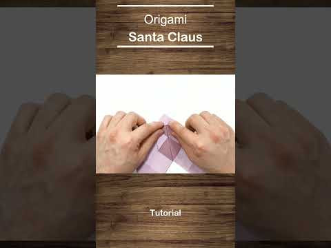 Origami Santa Claus #shorts