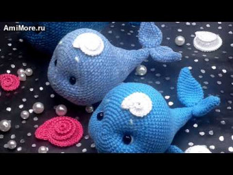 Амигуруми: схема Китёнок Кит и дельфинчик Дели. Игрушки вязаные крючком - Free crochet patterns.