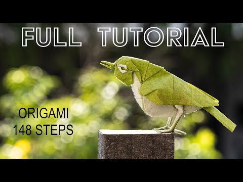 Origami Japanese White-eye (Satoshi Kamiya) The Ultimate Tutorial Origami Japanese White-eye (Satoshi Kamiya) The Ultimate Tutorial