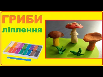 ЛІПЛЕННЯ ГРИБИ з поясненнями українською мовою