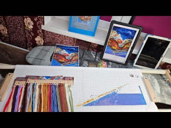Svetlana Super Stitch в прямом эфире!❄️Вышиваем "Санту"❄️#вышивкакрестиком #crossstitch#вышивкаСанта