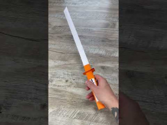 Akame Paper Sword | Naruto DIY Crafts | Demon Slayer Sword #shorts