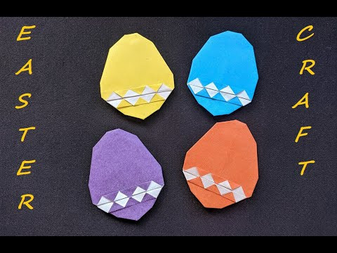 Пасхальное яйцо из бумаги | Яйцо оригами | Origami paper egg | Easter paper craft Пасхальное яйцо из бумаги | Яйцо оригами | Origami paper egg | Easter paper craft