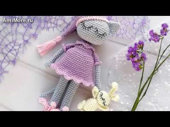 Амигуруми: схема Кошечка Соня. Игрушки вязаные крючком - Free crochet patterns.