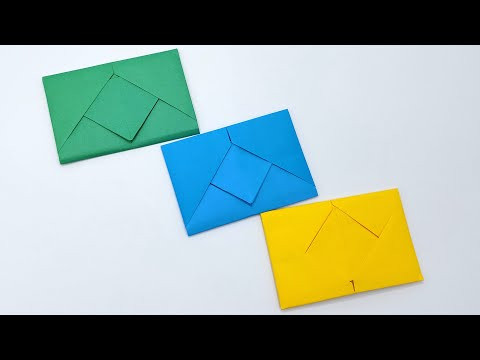 How To Make Paper Envelope | Envelope Making With Paper [Wihtout Glue Tape And Scissors] at Home