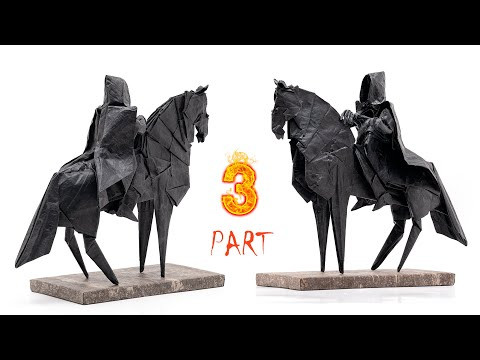 Origami Nazgul tutorial (Jason Ku) part 3 折り紙 ナズグル Lord of the Rings Origami Nazgul tutorial (Jason Ku) part 3 折り紙 ナズグル Lord of the Rings