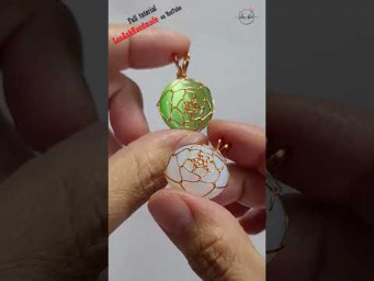 Stone Lotus - Free tutorial video link above the title  #shortsvideo #wireworks