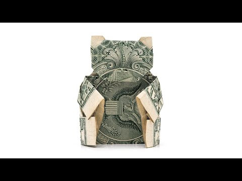 Origami Dollar bill Teddy Bear tutorial (Jodi Fukumoto) 折り紙 テディベア $1 money billete Origami Dollar bill Teddy Bear tutorial (Jodi Fukumoto) 折り紙 テディベア $1 money billete