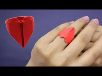 Origami: Heart Ring | DIY Paper Ring | Easy Origami & Crafts